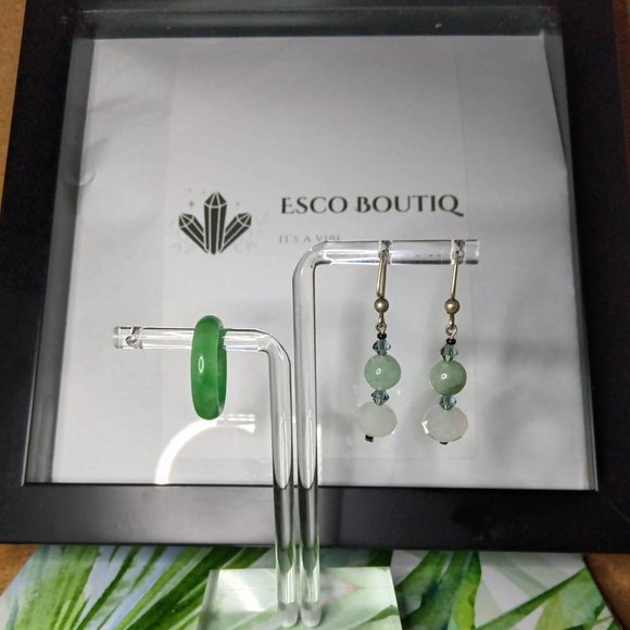 Jade 3-Piece Set Jewelry - Picture 2 of 3